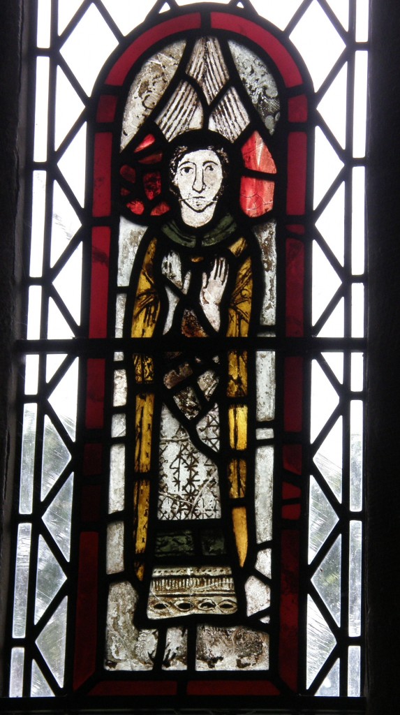St. Michael Window, All Saints, Dalbury, Derbyshire, UK