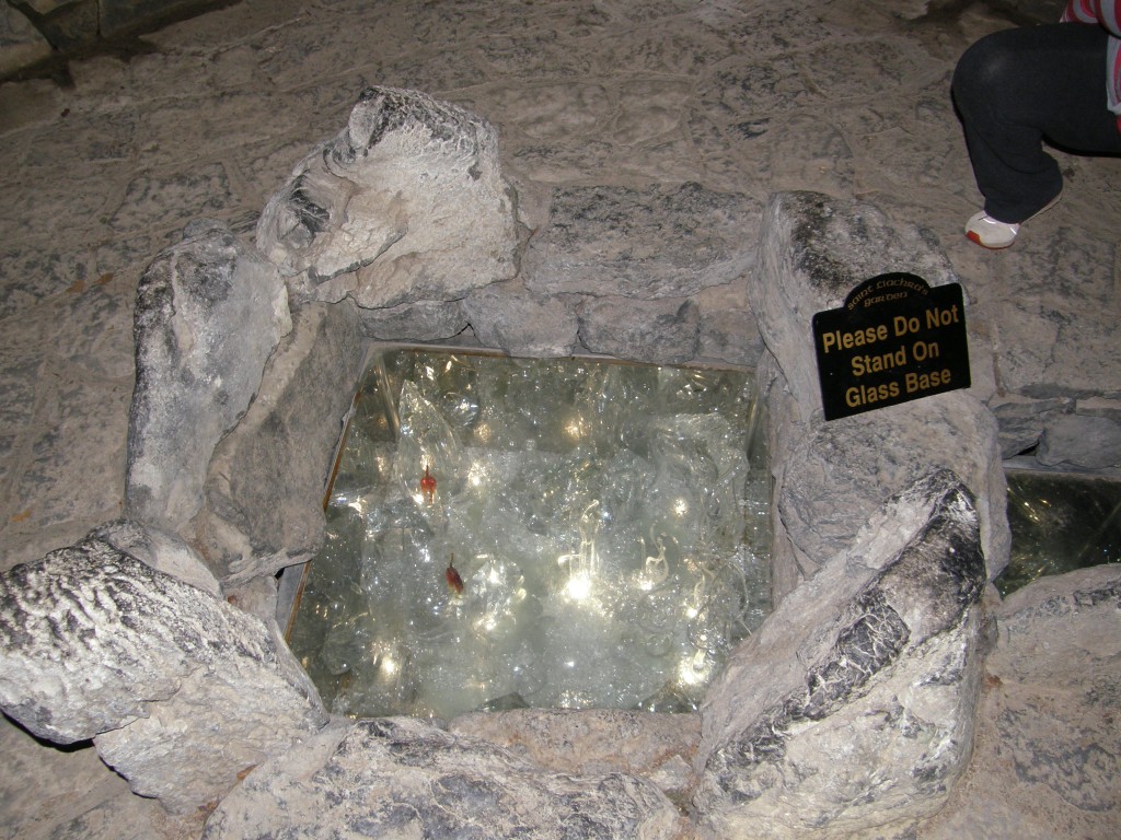 Crystal Sculpture inside Beehive Cell, St. Fiachra's Garden