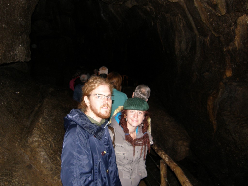 Jeff and Catlin at Marble Arch Cave Global Geopark