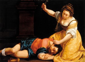 Jael and Sisera by Artemisia Gentileschi (1620)