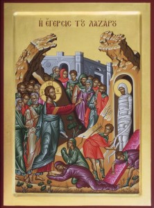 Icon of the Raising of Lazarus