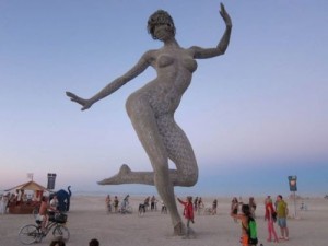 Bliss Dance, Statue at Burning Man Festival 2010 (Northern Nevada)