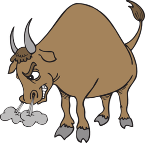 Raging Bull Cartoon