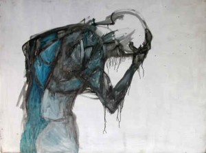 Grief (watercolor wash, artist unknown)