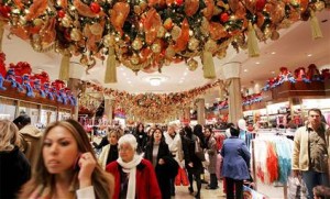 Holiday Shopping at the Mall