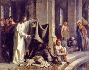 Christ at the Well of Bethesda by Carl Bloch