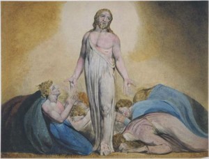 Christ Appearing to His Disciples after the Resurrection by Wm Blake