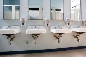 Public Restroom Sinks