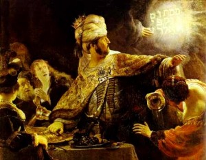 King Belshazzar