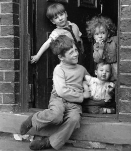 Children in British Slum, circa 1955
