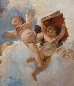 Putti with Book by Giovanni Battista Tiepolo, 1744