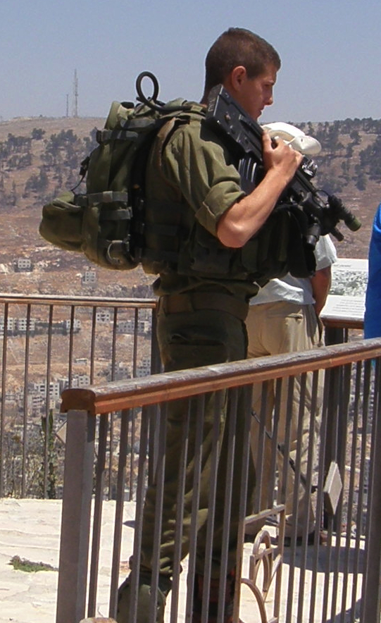 Soldier at Mt Gerizim